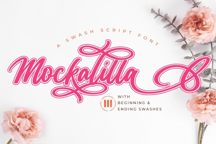 Mockalilla- A Swash Script Font Font Download