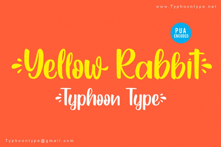 Yellow Rabbi Font Download