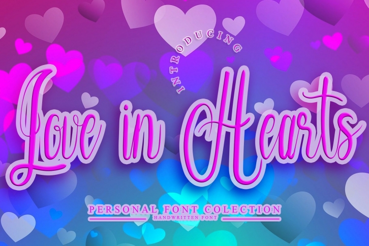 LoveIn Hearts Font Download