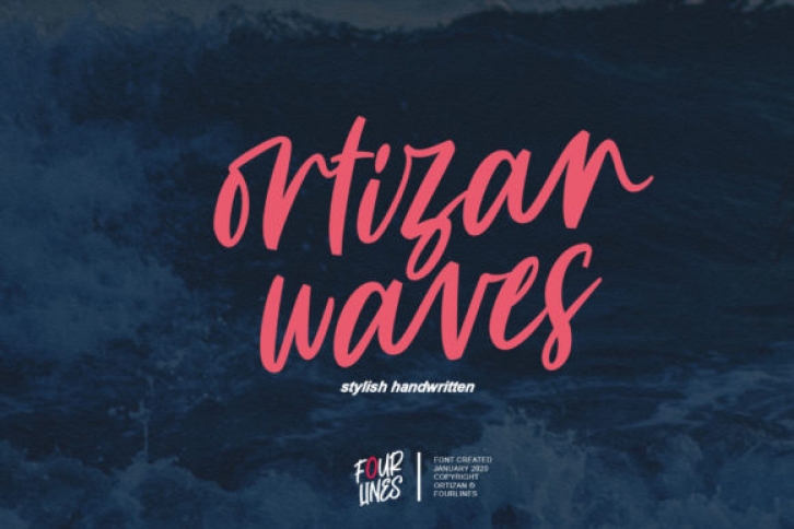 Ortizan Waves Font Download
