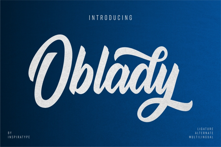 Oblady Font Download