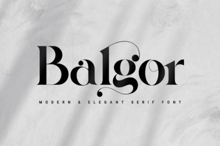 Balgor Font Download