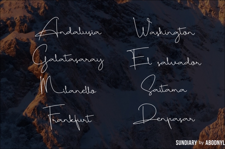 Sundiary Font Download