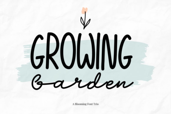 Growing Garden Font Download