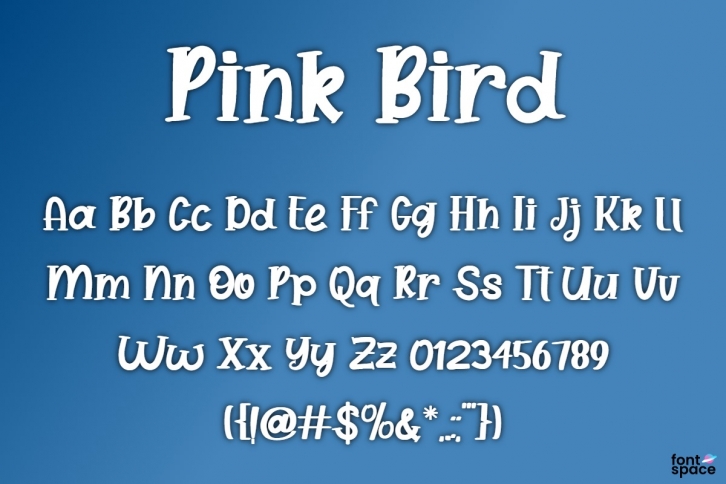 Pink Bird Font Download