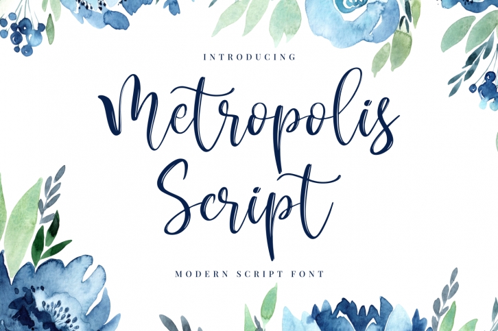 Metropolis Scrip Font Download