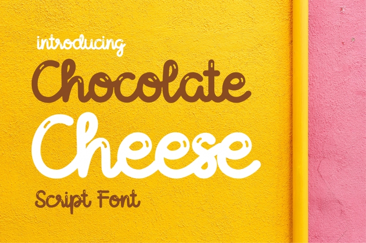 Chocolate Cheese Font Font Download