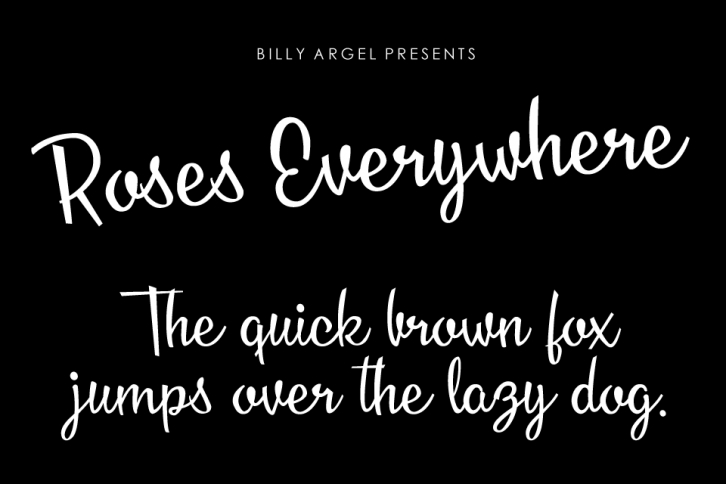Roses Everywhere Font Download