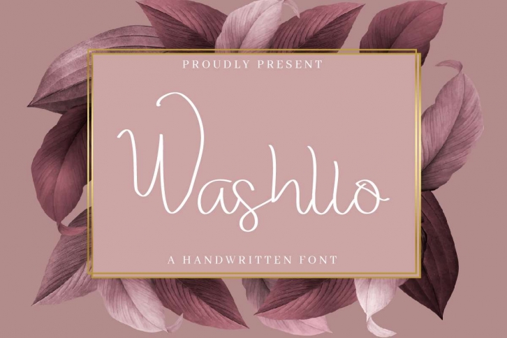 Washll Font Download