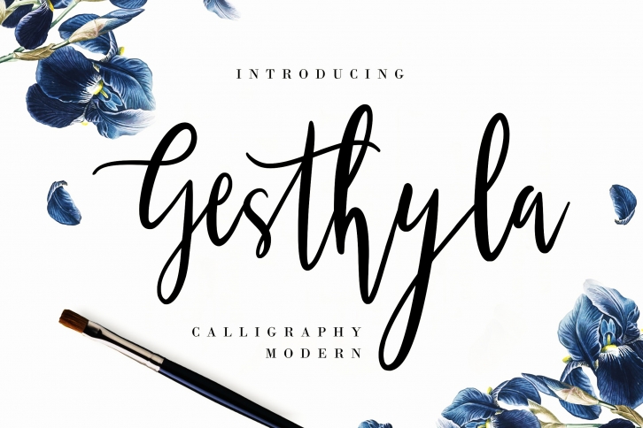 Gesthyla Calligraphy Moder Font Download