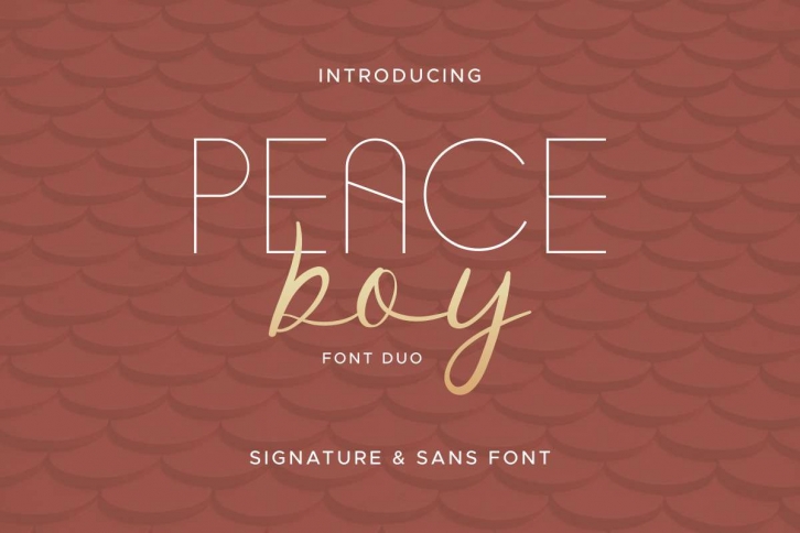 Peace Boy Font Download