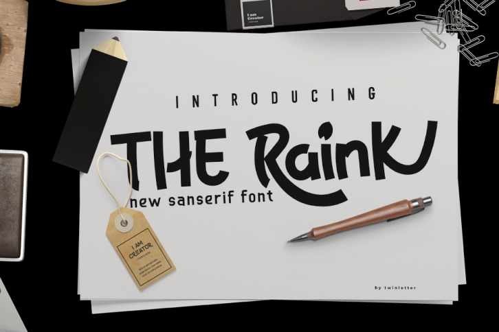 THE Rain K Font Download
