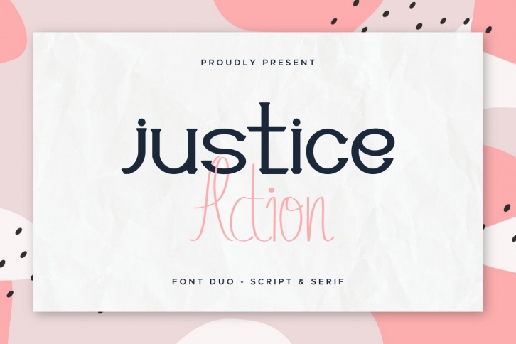 Justice Action Serif Font Download