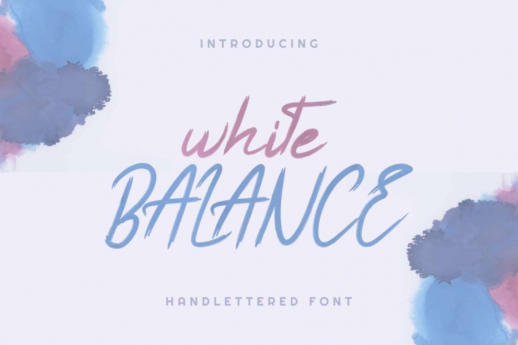 White Balance Font Download