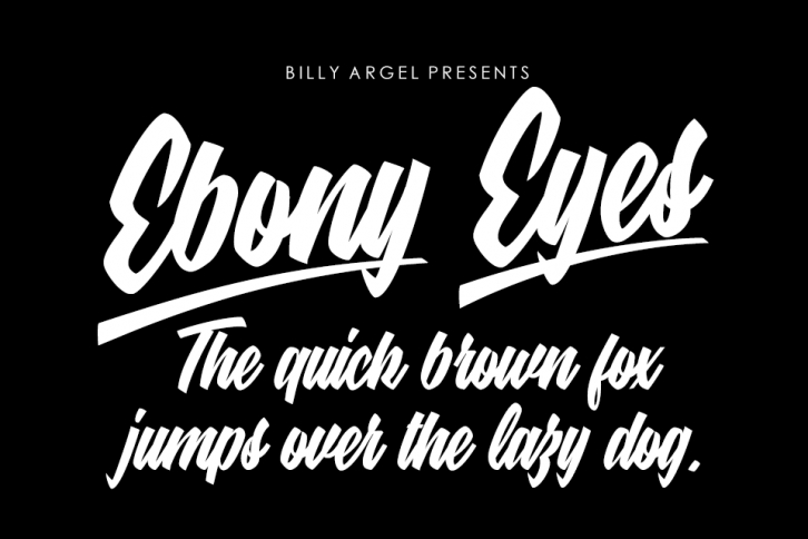 Ebony Eyes Font Download