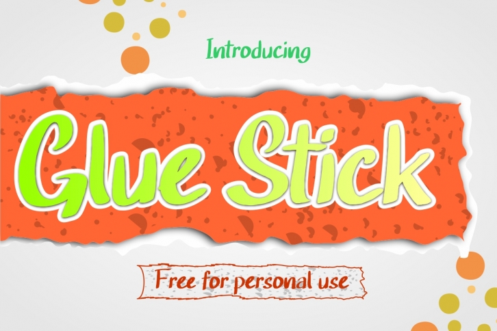 Glue Stick Font Download