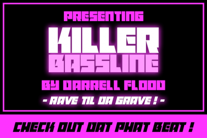 Killer Bassline Font Download