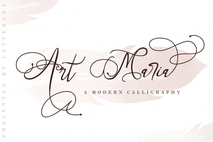Art Maria || EXTENDED LICENSE Font Download