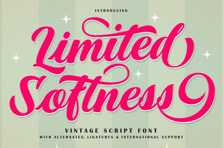 Limited Softness Script Font Download