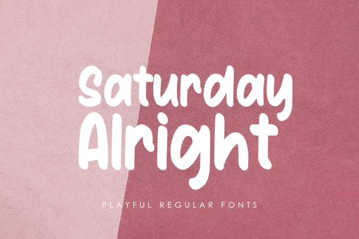 Saturday Alrigh Font Download