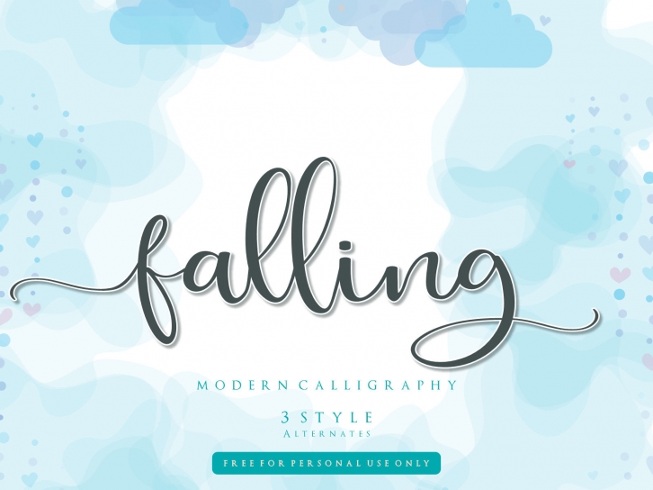 Falling for Font Download