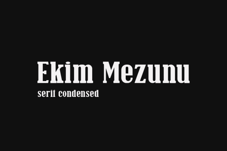 Ekim Mezunu Font Download