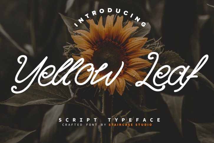 Yellow Leaf Font Download