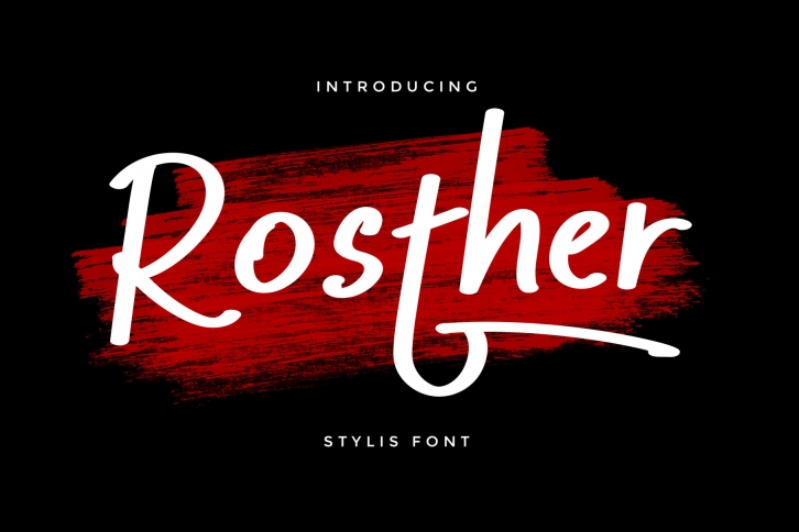 Rosther Font Download