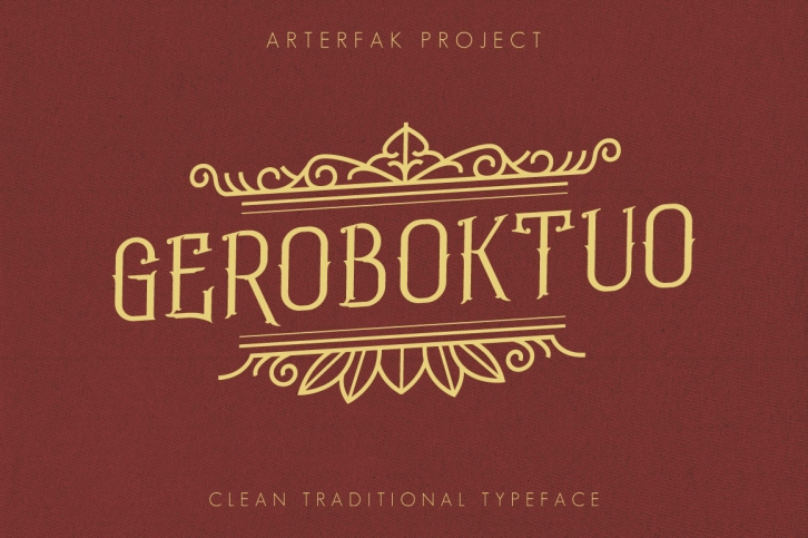 Geroboktuo Typeface Font Download