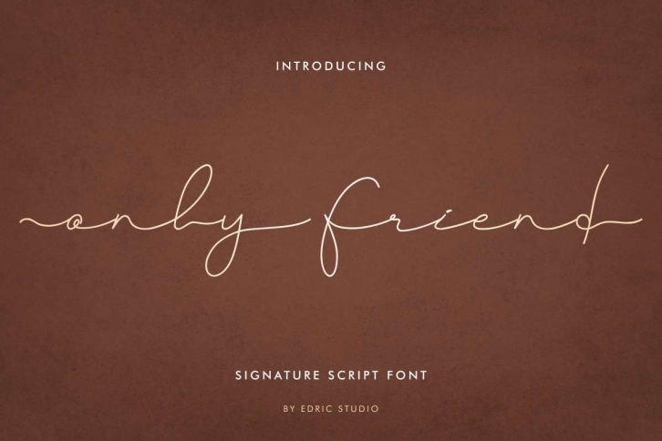 Only Friend Font Download