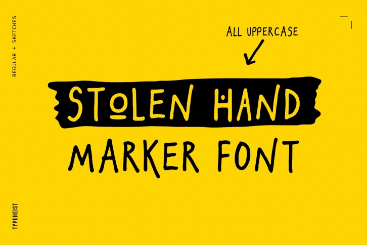 Stolen Hand Marker Font Download