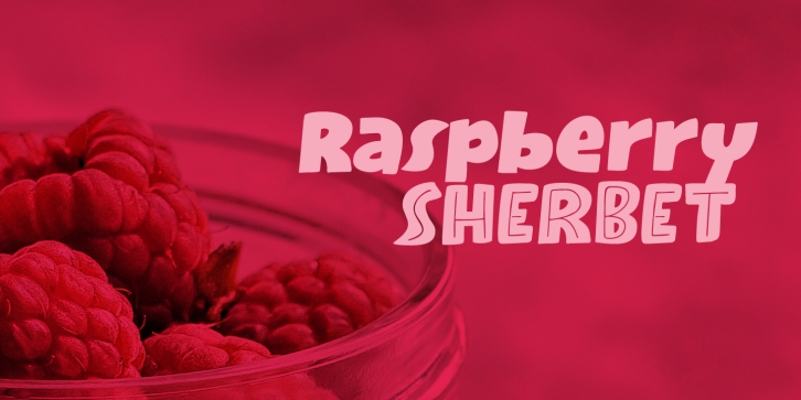Raspberry Sherbet Inline Font Download