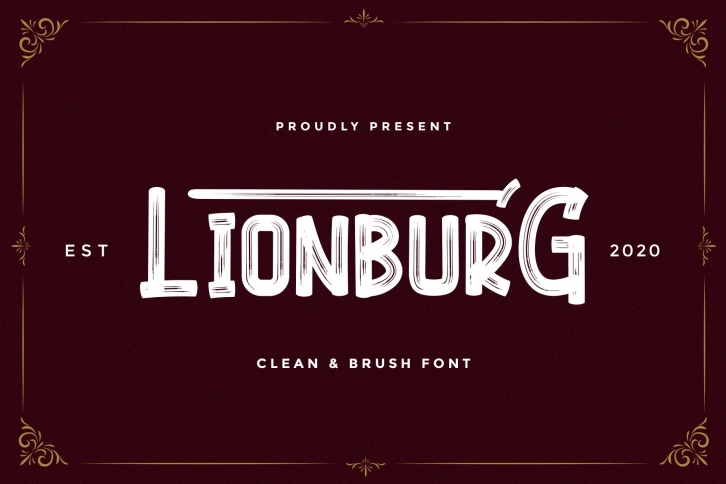 Lionburg Font Download