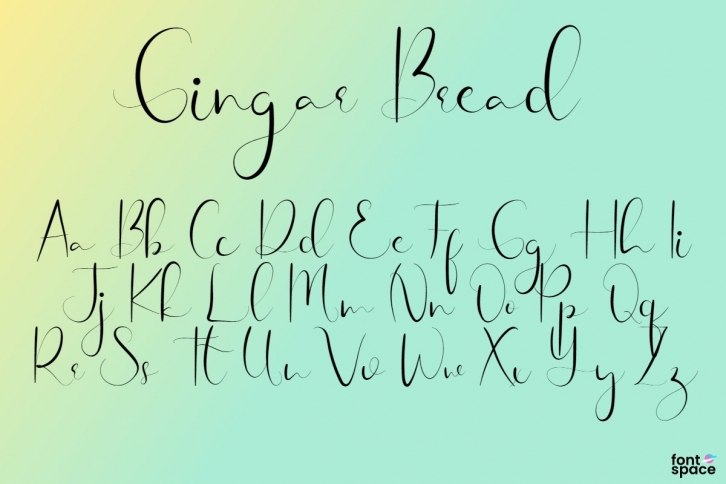 Gingar Bread Scrip Font Download