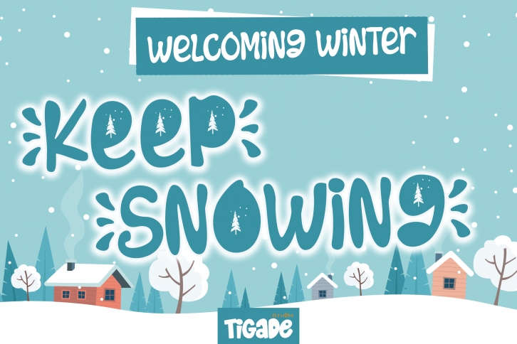 Keep Snowing Font Download
