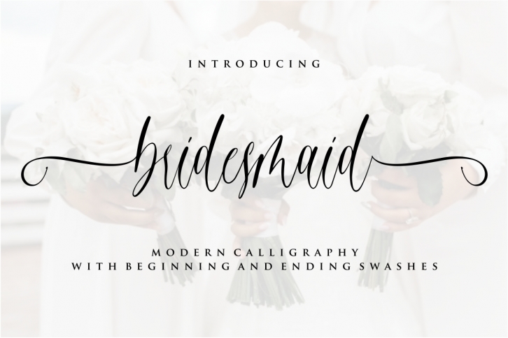 Bridesmaid Font Download