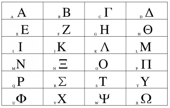 Greek Letters Font Download
