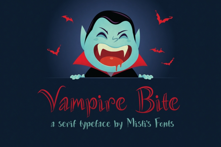 Vampire Bite Font Download