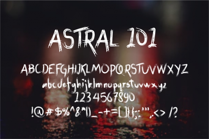 ASTRAL 101 Font Download