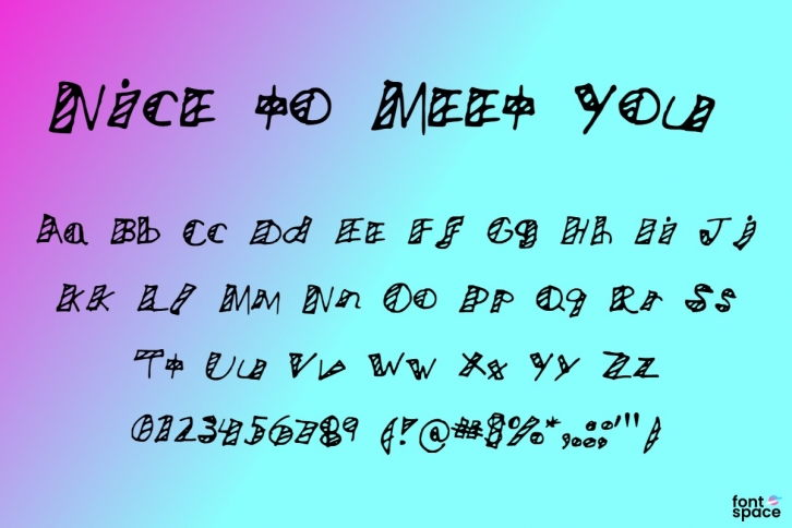 Nice to Meet You Font Download