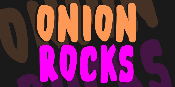 Onion Rocks Font Download