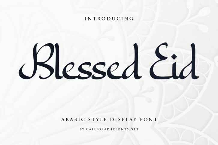 Blessed Eid Font Download