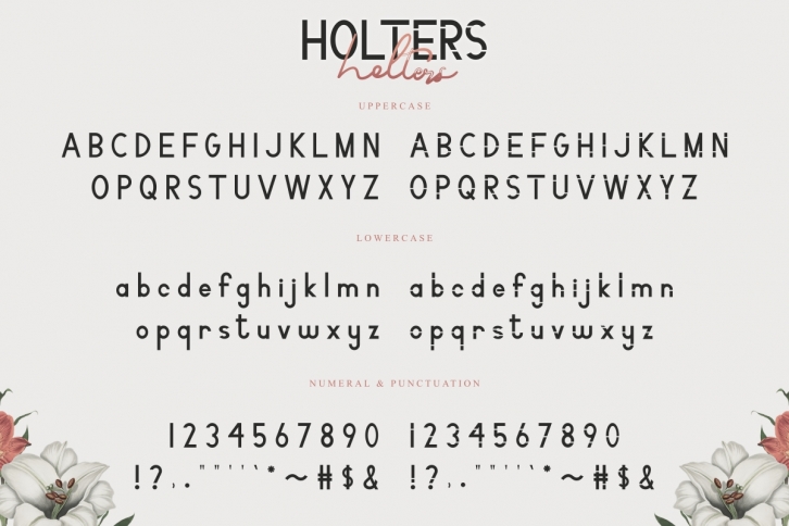 Holters Font Download