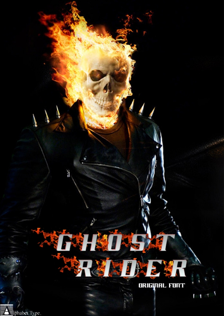 GHOST RIDER MOVIE Font Download