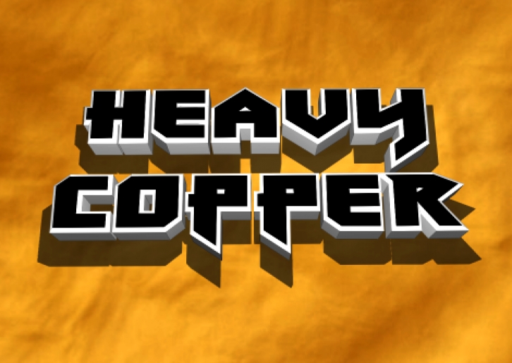 Heavy Copper Font Download