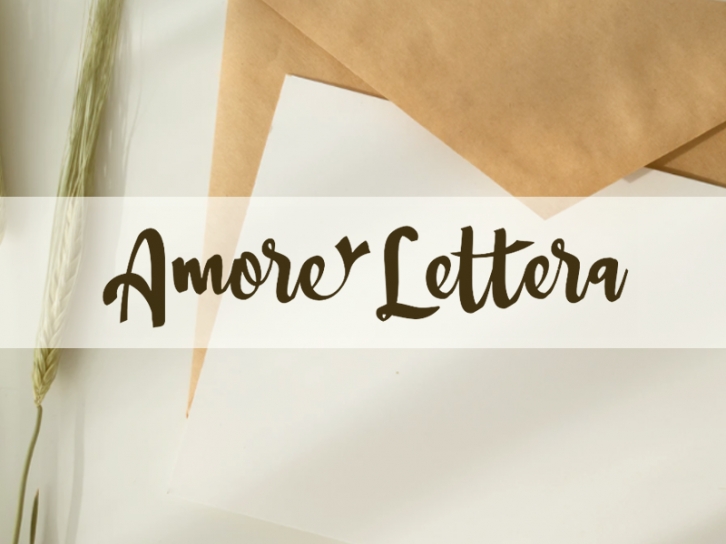 A Amore Lettera Font Download