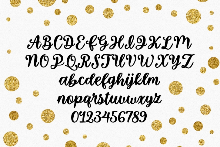 So Much Glitter Font Download