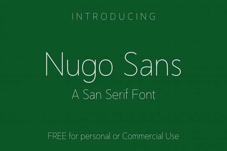 Nugo Sans Font Download