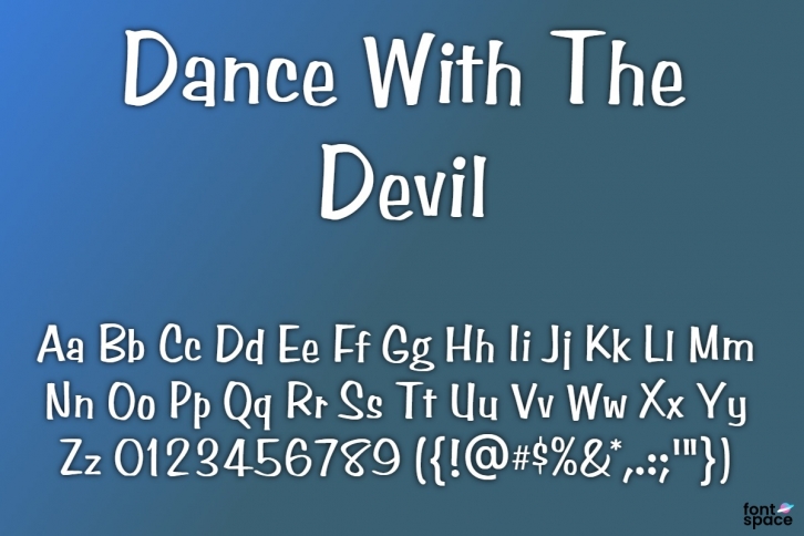 Dance With The Devil Font Download