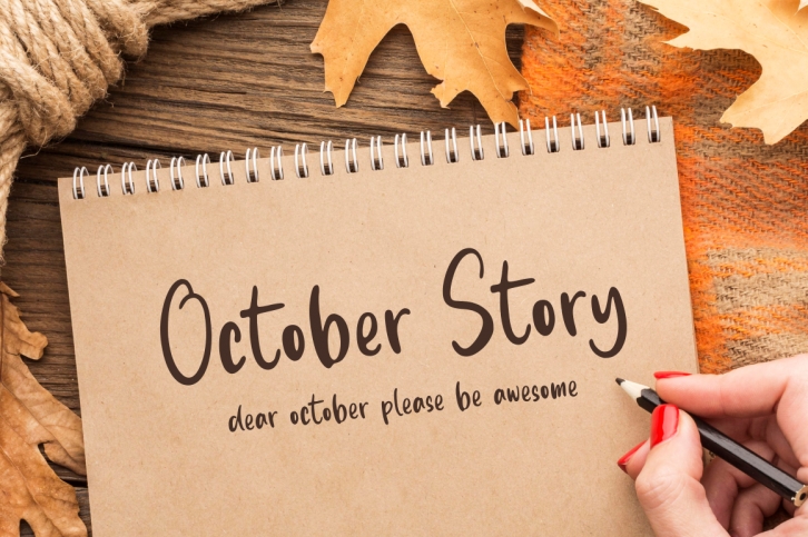 October Story Font Download